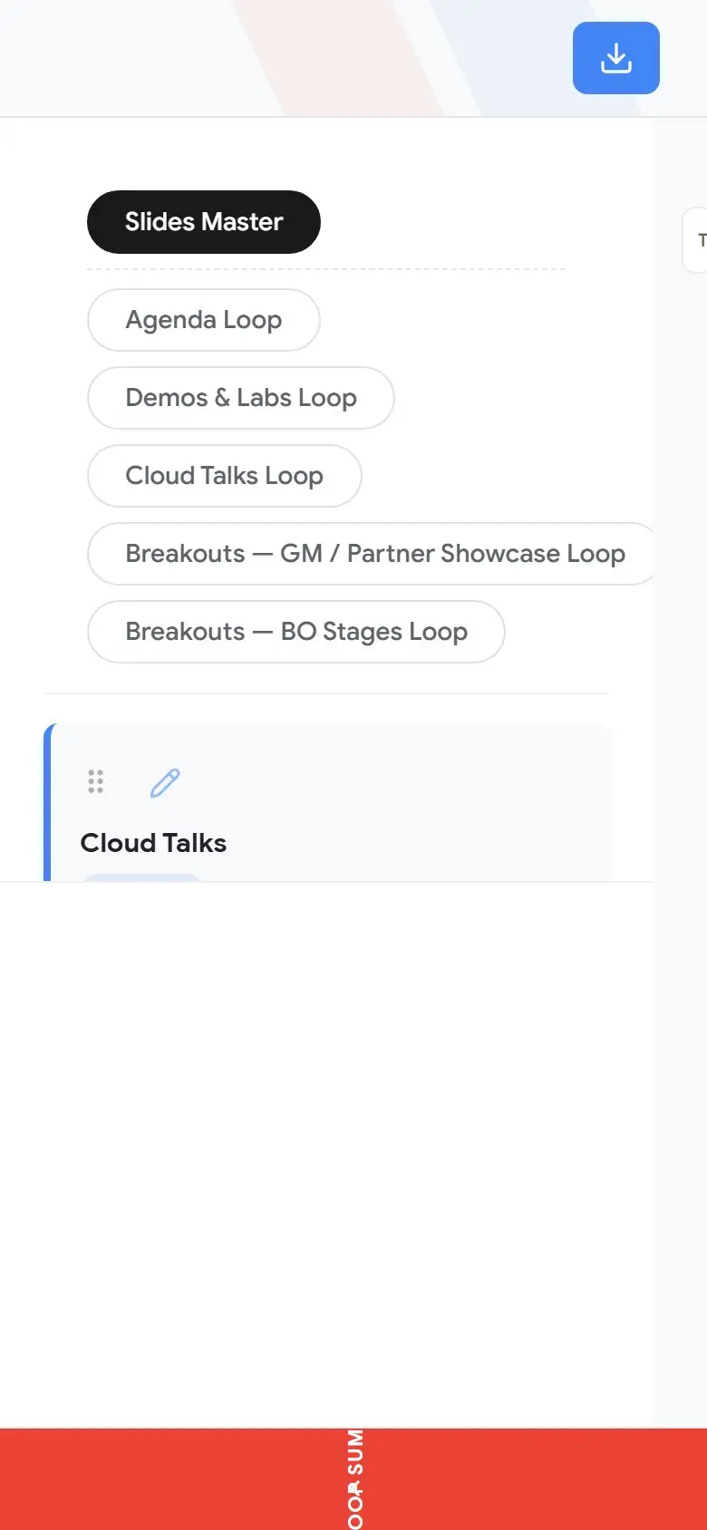 Wonder Digital Agenda Screens for Google Cloud Summit, image 5 of 15