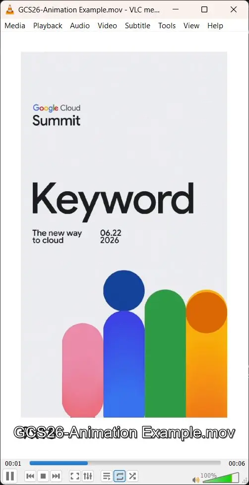 Wonder Digital Agenda Screens for Google Cloud Summit