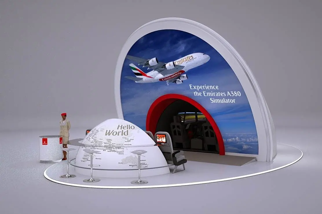 Emirates A380 Simulator at The Dubai Mall, image 1 of 12