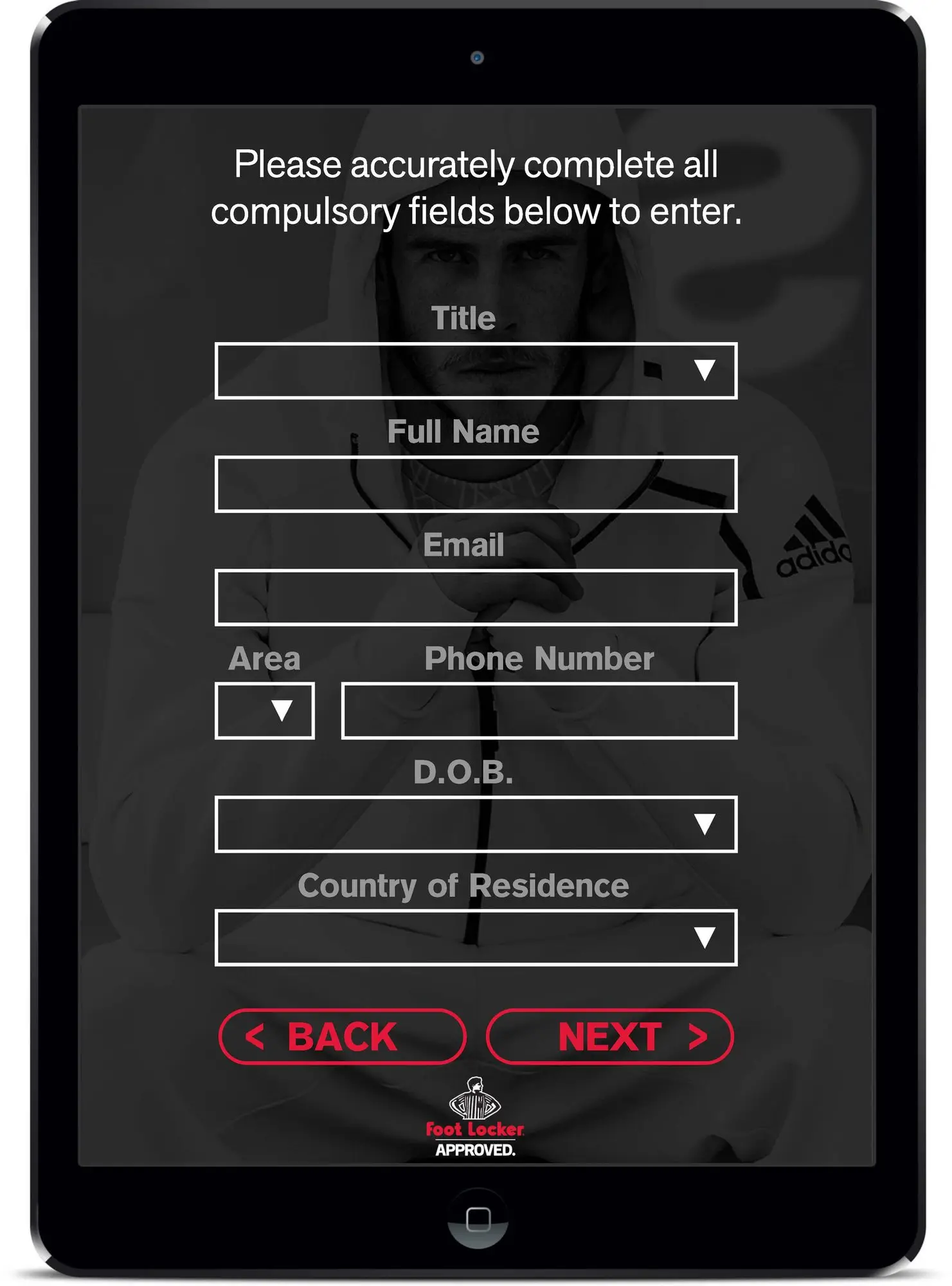 Foot Locker Registration Plinth, image 3 of 13