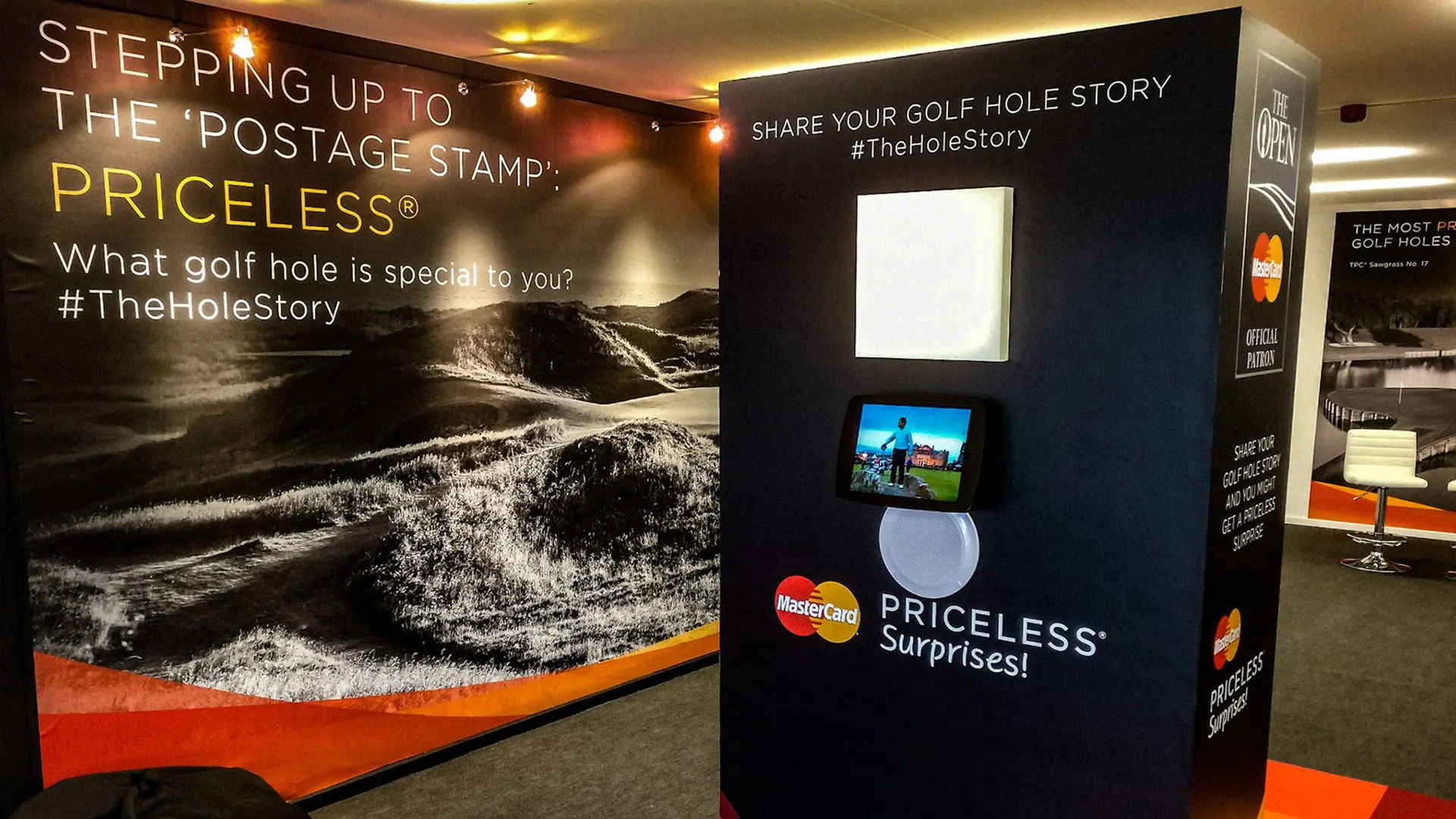 Mastercard #TheHoleStory at The Open