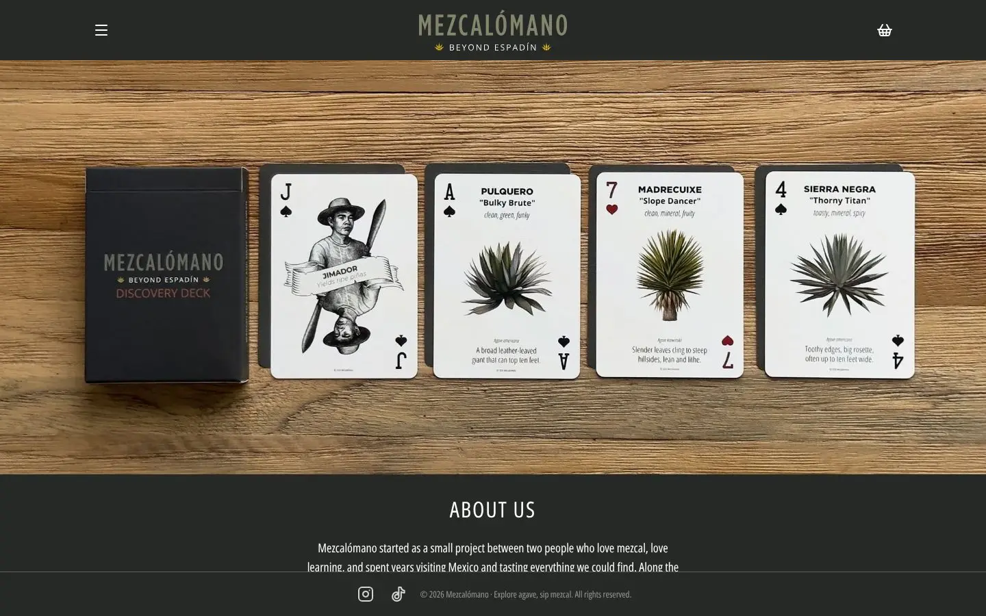 Mezcalómano AI Card Art, Agave Directory and Website, image 1 of 13