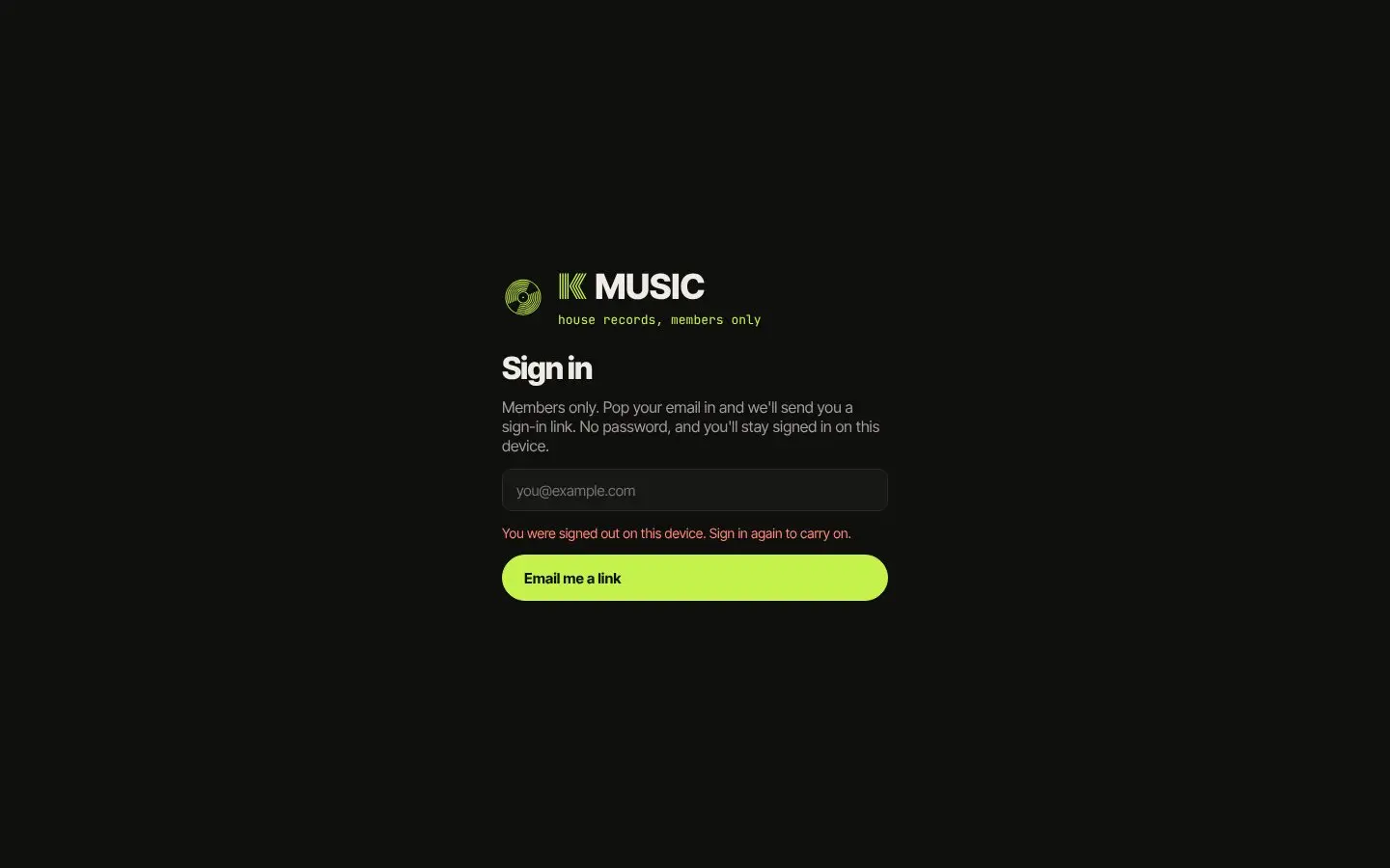 Personal music.kimbersykes.com