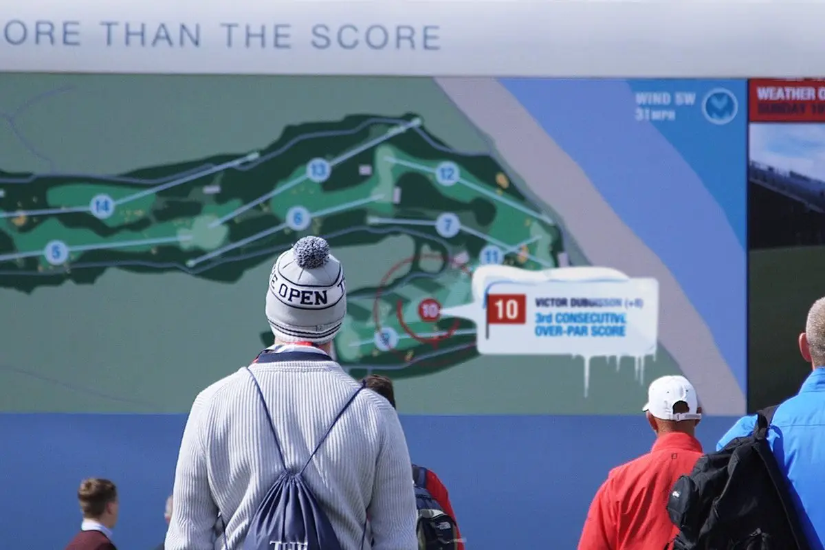 NTT DATA Datawall at The Open, image 4 of 16