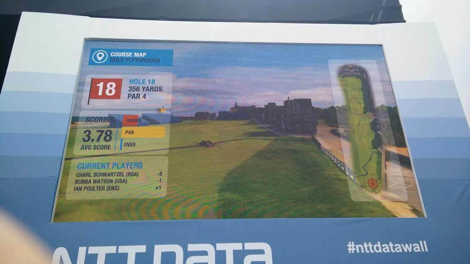 NTT DATA Datawall at The Open, image 16 of 16