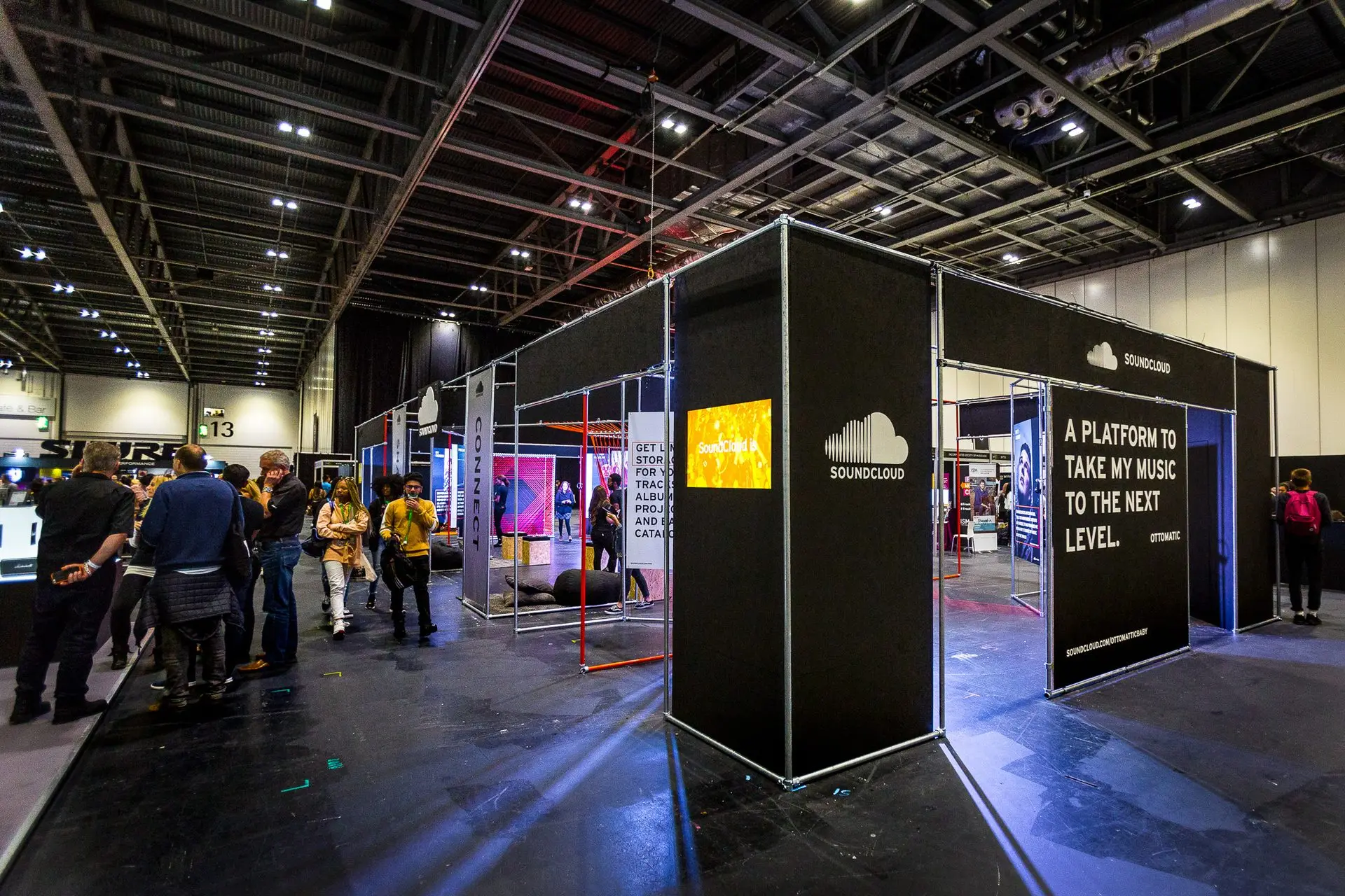 SoundCloud Web App and Stand at Amplify