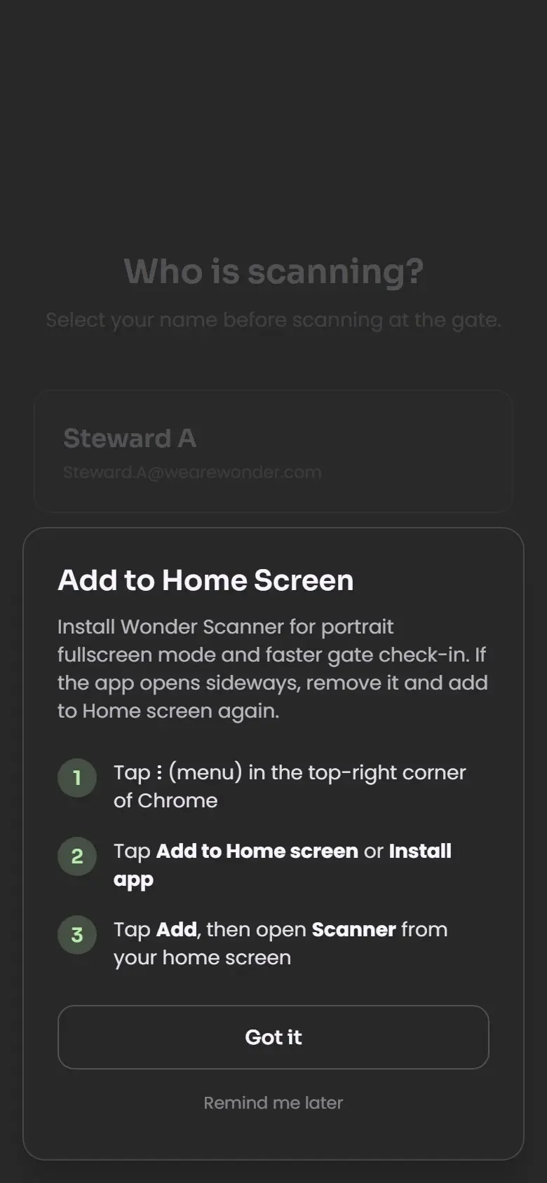 Wonder Contractor Accreditation App, image 3 of 13