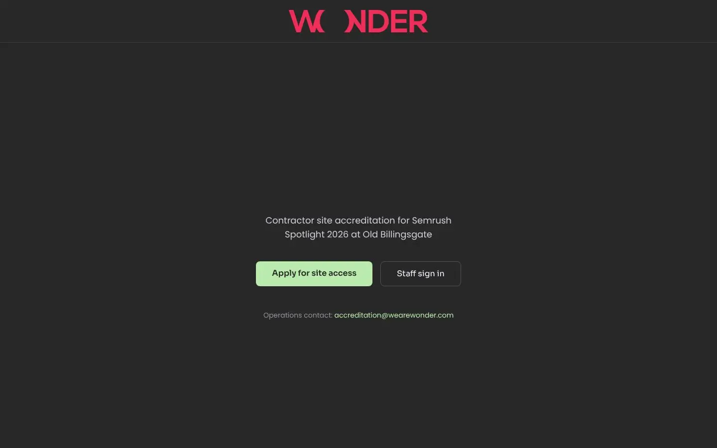 Wonder Contractor Accreditation App, image 5 of 13